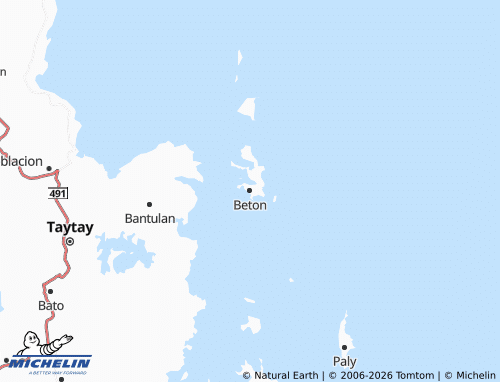 Mappa MICHELIN Beton - ViaMichelin