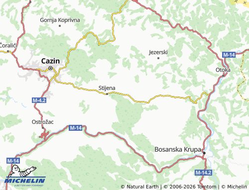 Mappa MICHELIN Bajrići - ViaMichelin