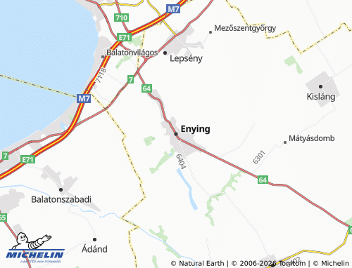 Mapa MICHELIN Enying - ViaMichelin