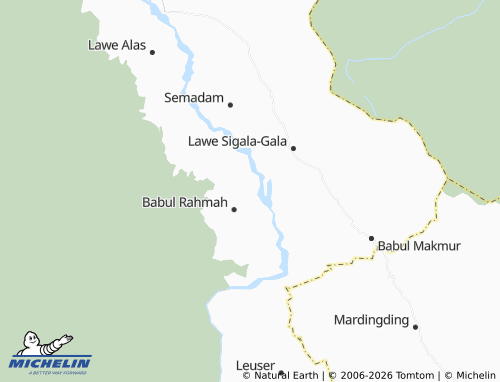 MICHELIN Sumur Alas map - ViaMichelin