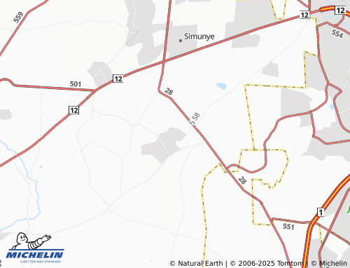 MICHELIN Elsburg Gold Mine map - ViaMichelin
