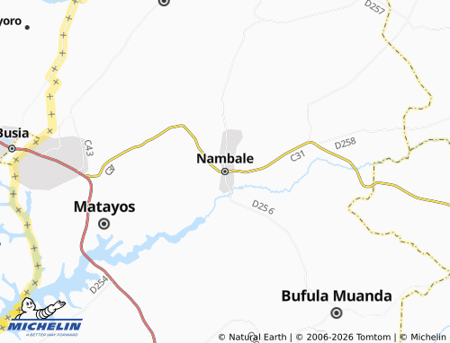 MICHELIN Nambale map - ViaMichelin