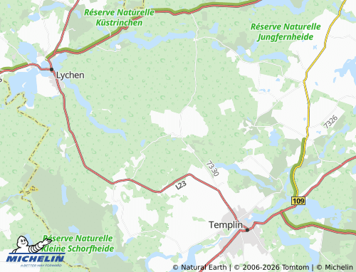 MICHELIN Gandenitz map - ViaMichelin
