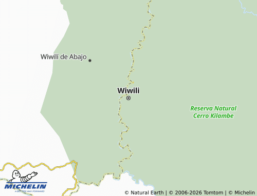 Mappa MICHELIN Wiwili - ViaMichelin
