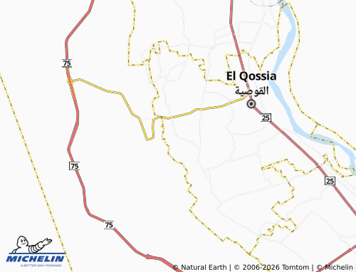 Carte MICHELIN wal-'Ansar - ViaMichelin