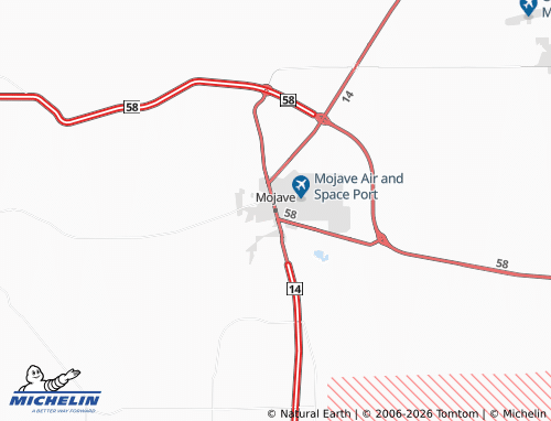 Mapa MICHELIN Mojave - ViaMichelin