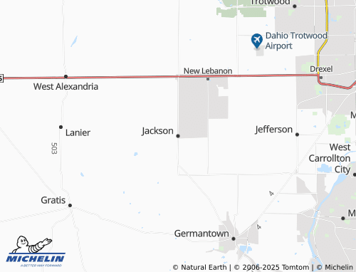 MICHELIN Jackson map - ViaMichelin
