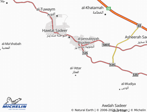 Carte MICHELIN Ghirnatah - ViaMichelin