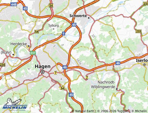 MICHELIN Berchum map - ViaMichelin