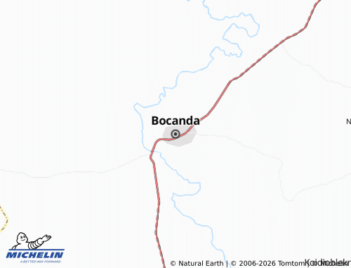 MICHELIN-Landkarte Bocanda - ViaMichelin