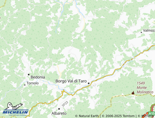MICHELIN Porcigatone map - ViaMichelin