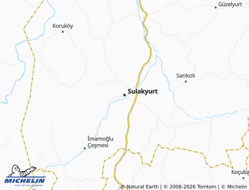 MICHELIN Sulakyurt map - ViaMichelin