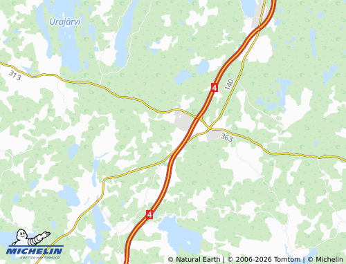 MICHELIN-Landkarte Härkälä - ViaMichelin