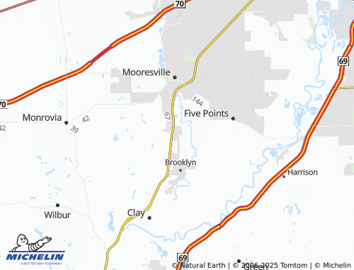 MICHELIN Brookmoor map - ViaMichelin