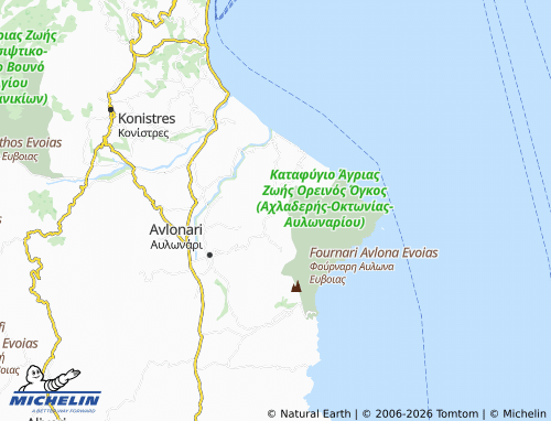 MICHELIN Oktonia map - ViaMichelin