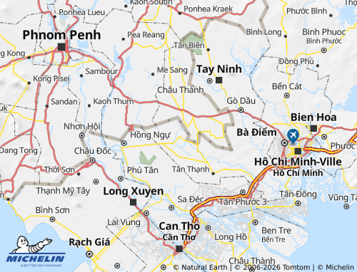 Mapa MICHELIN Vĩnh Hưng - ViaMichelin