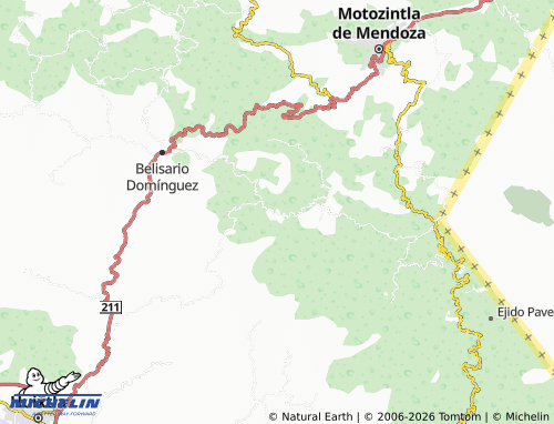 MICHELIN Llano Grande map - ViaMichelin