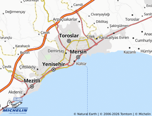 MICHELIN Çankaya map - ViaMichelin