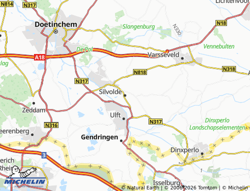 MICHELIN Silvolde map - ViaMichelin