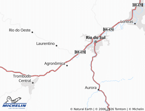 Mapa MICHELIN Ribeirão Basílio - ViaMichelin