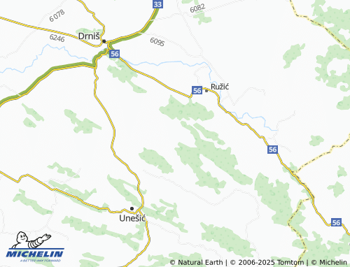 MICHELIN Moseć map - ViaMichelin