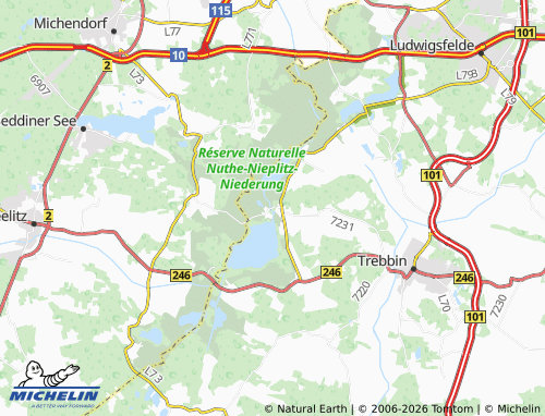 Mappa MICHELIN Blankensee - ViaMichelin