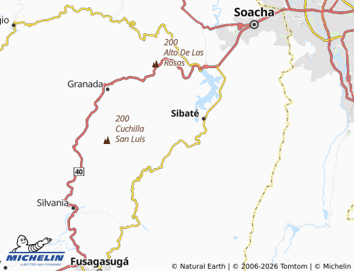 Mapa MICHELIN San Rafael - ViaMichelin