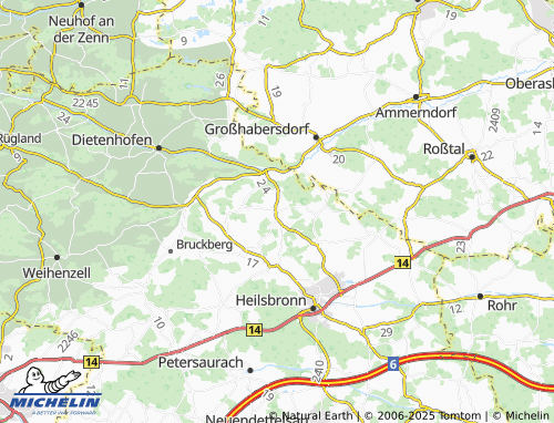 MICHELIN Betzendorf map - ViaMichelin