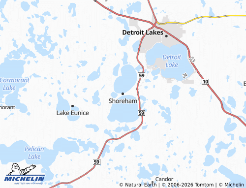Mappa MICHELIN Shoreham - ViaMichelin