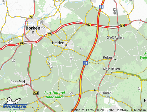 MICHELIN-Landkarte Leblich - ViaMichelin