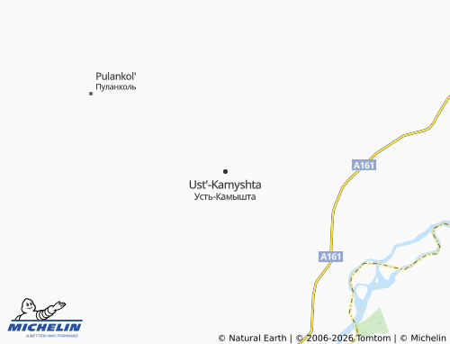 MICHELIN-Landkarte Ust'-Kamyshta - ViaMichelin