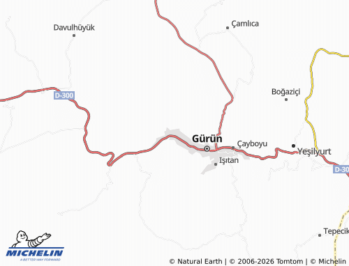 Mapa MICHELIN Şuğul - ViaMichelin