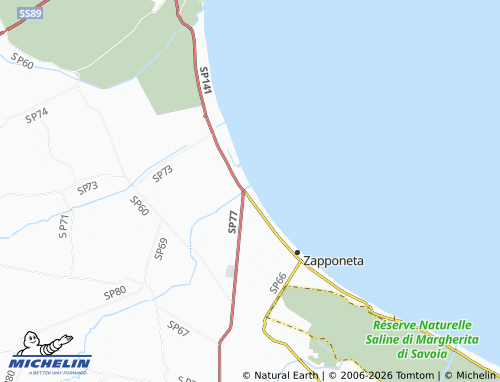 Mapa MICHELIN Foggiamare - ViaMichelin