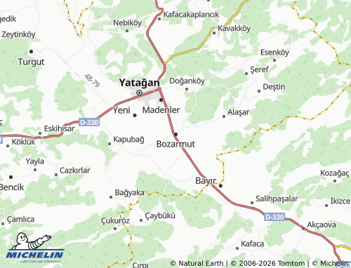Mappa MICHELIN Bozarmut - ViaMichelin