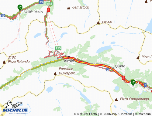 Mappa MICHELIN Madrano - ViaMichelin
