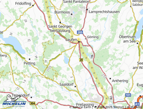 Mapa MICHELIN Oberheining - ViaMichelin