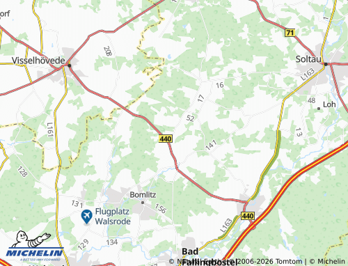 MICHELIN Bommelsen map - ViaMichelin
