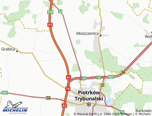 Carte MICHELIN Karlin - ViaMichelin