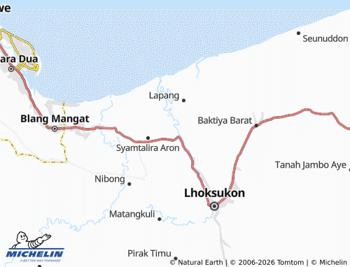 MICHELIN Ulee Tanoh map - ViaMichelin