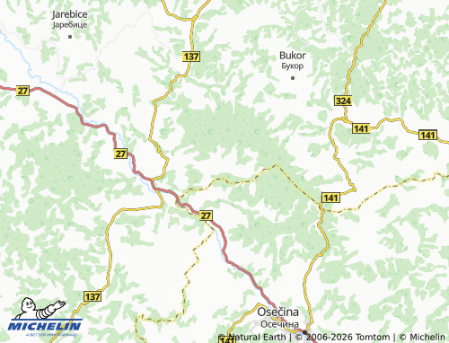 Carte MICHELIN Cvetulja - ViaMichelin