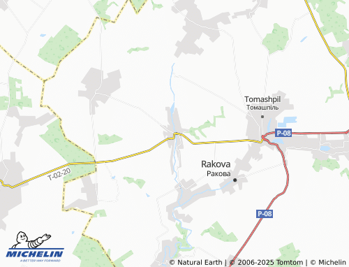 MICHELIN Antonivka map - ViaMichelin