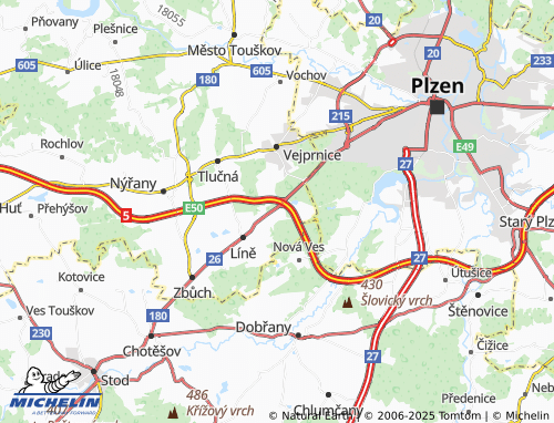 MICHELIN Sulkov map - ViaMichelin