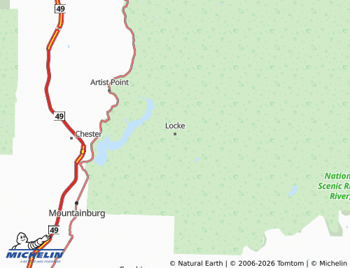 Carte MICHELIN Locke - ViaMichelin