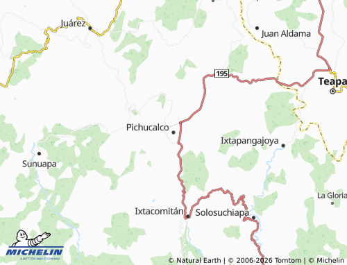 MICHELIN Pichucalco map - ViaMichelin