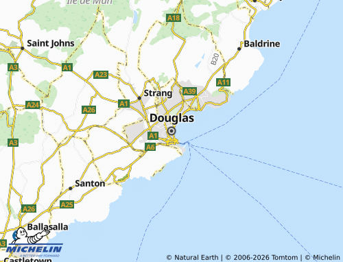 Mapa MICHELIN Douglas - ViaMichelin