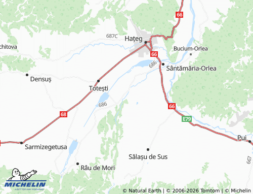 Mappa MICHELIN Săcel - ViaMichelin