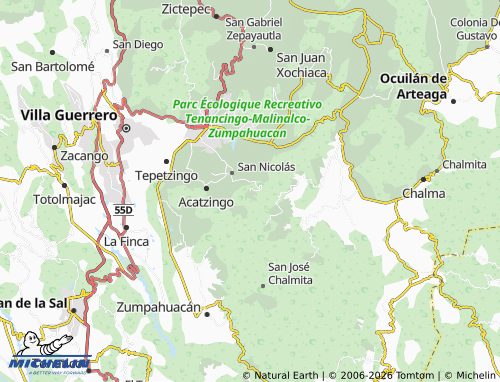 MICHELIN-Landkarte El Carmen - ViaMichelin