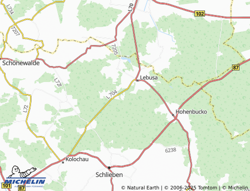 Mappa MICHELIN Freileben - ViaMichelin