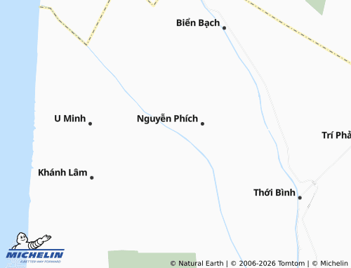 Mappa MICHELIN U Minh - ViaMichelin