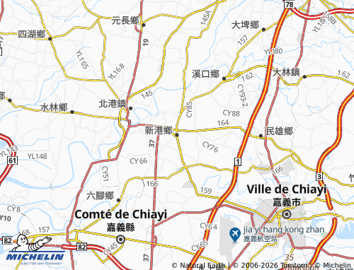 MICHELIN Xingang Township map - ViaMichelin